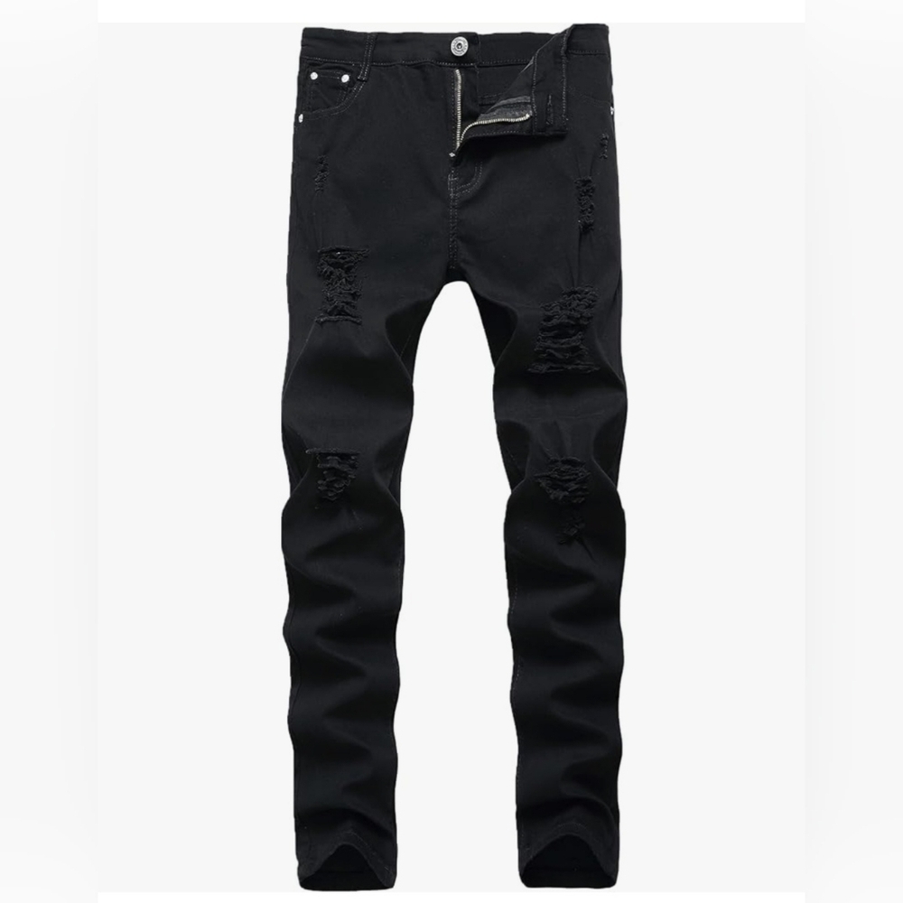 FREDD MARSHALL Skinny Slim Fit Ripped Distressed Stetch Jean/Pant Men's Size 32